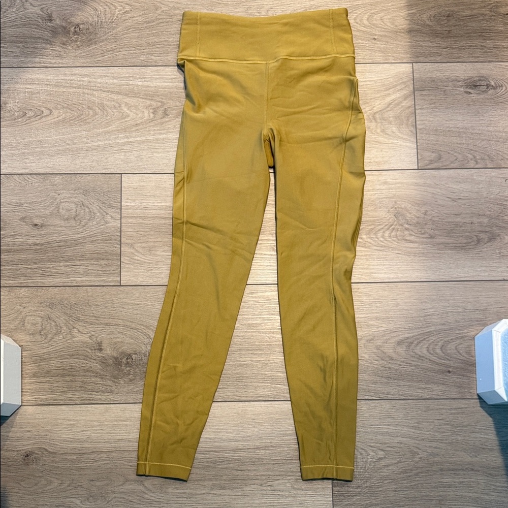 Lululemon Athletica Golden Yellow Leggings